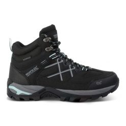 Buty trekkingowe damskie Samaris III. Czarne buty trekkingowe Regatta, bez zapięcia. Za 239.99 zł.