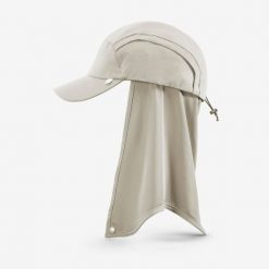 Czapka z daszkiem Forlcaz MT900 V2. Brązowe czapki z daszkiem FORCLAZ, bez wzorów, z materiału, sportowe. Za 59.99 zł.