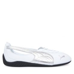 Baleriny Puma. Białe baleriny Puma, bez wzorów, bez obcasa, bez zapięcia. Za 399.99 zł.