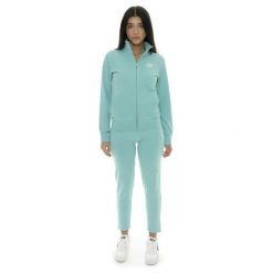 Bluza z bawełna z zamek błyskawiczny na co dzień. Fioletowe bluzy LEONE 1947 APPAREL, bez wzorów, z bawełny, sportowe, bez ramiączek, bez kaptura. W wyprzedaży za 191.56 zł.