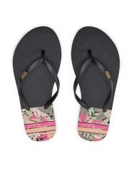 Roxy Japonki ARJL100950 Czarny. Czarne japonki Roxy, bez wzorów, z tworzywa sztucznego. Za 69.99 zł.