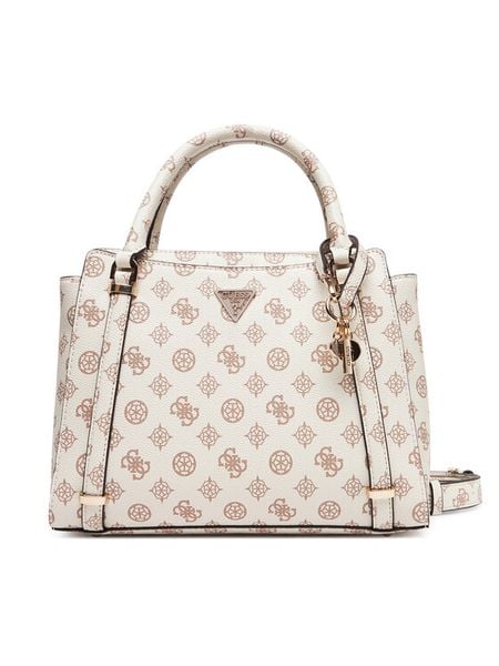 Guess Torebka Daryna II HWPG72 08060 Biały. Białe torebki klasyczne Guess, z aplikacjami, ze skóry, bez dodatków. Za 359.99 zł.