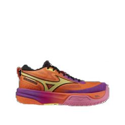 Buty sportowe Mizuno Neo Jump Różowy/Żółty/Pomarańczowy. Brązowe buty treningowe Mizuno, bez wzorów, z gumy, bez zapięcia, do siatkówki. Za 862.80 zł.
