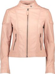 Apple of Eden Skórzana kurtka w kolorze jasnoróżowym rozmiar: 46. Różowe kurtki Apple of Eden, bez wzorów, ze skóry, bez kaptura. Za 484.31 zł.