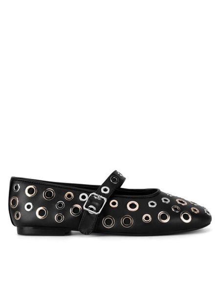 Badura Baleriny CISSU-8221-203-1 Czarny. Czarne baleriny Badura, bez wzorów, ze skóry, bez obcasa, bez zapięcia. Za 173.99 zł.
