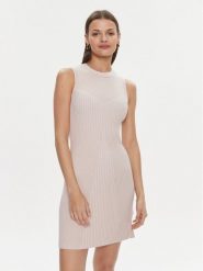Guess Sukienka codzienna Allie W4RK20 Z2YN2 Beżowy Bodycon Fit. Brązowe sukienki Guess, na co dzień, xs, z aplikacjami, z syntetyku, bez kołnierzyka, bez ramiączek, bodycon. Za 269.99 zł.
