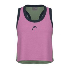 Head Play Crop Top Women's T-shirt. Fioletowe t-shirty Head, s, bez wzorów, sportowe, bez kołnierzyka, bez ramiączek. Za 233.85 zł.