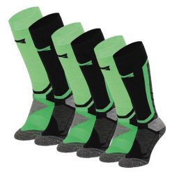 Skarpety snowboardowe Xtreme, 6 par, Multi Zielony. Czarne skarpetki sportowe XTREME SOCKSWEAR, bez wzorów, narciarskie. Za 329.80 zł.