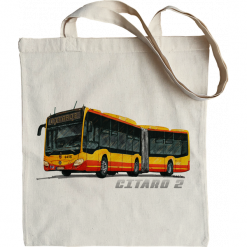 Mercedes-Benz Citaro — torba. Torby podróżne nikiniki, bez wzorów, z bawełny, na ramię, z nadrukiem. W wyprzedaży za 24.65 zł.