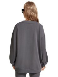 Scotch & Soda Bluza w kolorze antracytowym rozmiar: L. Czarne bluzy Scotch & Soda, l, bez wzorów, bez ramiączek, bez kaptura. Za 277.36 zł.