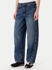 Guess Jeans Jeansy W5BA2X D5M4E Granatowy Regular Fit. Niebieskie jeansy Guess Jeans, m, z aplikacjami, z bawełny. Za 369.99 zł.