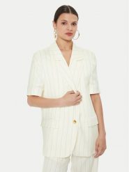 ViCOLO Marynarka TB2699 Écru Regular Fit. Marynarki i żakiety ViCOLO, m, bez wzorów, z wiskozy, bez ramiączek. Za 399.99 zł.