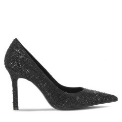 Szpilki Eva Minge. Czarne szpilki Eva Minge, bez wzorów, bez obcasa, na szpilce, bez zapięcia. Za 399.99 zł.
