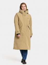 Didriksons Parka Mia Wns Parka L 504828 Beżowy Regular Fit. Brązowe płaszcze Didriksons, l, bez wzorów, z syntetyku, bez kaptura. Za 809.99 zł.