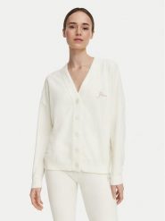 Guess Kardigan O6BR01 Z1143 Kremowy Relaxed Fit. Białe swetry Guess, l, z aplikacjami, z syntetyku, bez ramiączek. Za 294.99 zł.