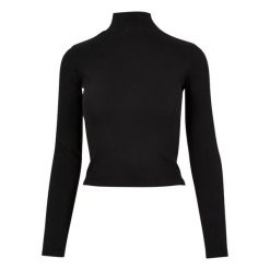 Damski sweter z wyciętymi plecami Urban Classics. Czarne swetry Urban Classics, s, bez wzorów, eleganckie, bez ramiączek. Za 134.50 zł.