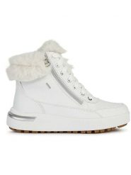 Geox Skórzane botki "Dalyla" zw kolorze białym rozmiar: 40. Białe botki Geox, bez wzorów, eleganckie, bez obcasa, bez zapięcia. Za 335.82 zł.