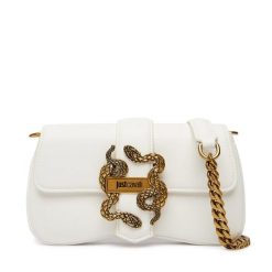 Torebka Just Cavalli. Białe torebki klasyczne Just Cavalli, bez wzorów, klasyczne, bez dodatków. Za 729.99 zł.