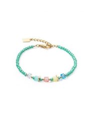 COEUR DE LION Bransoletka z kryształami Swarovski rozmiar: onesize. Zielone bransoletki COEUR DE LION, z kryształem, szklane. Za 200.60 zł.