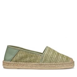 Espadryle Geox. Zielone espadryle Geox, bez wzorów, bez obcasa. Za 339.99 zł.