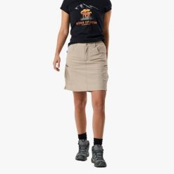 Spódnica turystyka damska Swedemount Glittertind Skirt szybkoschnąca. Brązowe spódnice SWEDEMOUNT, bez wzorów. Za 249.99 zł.