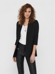 ONLY Marynarka Elly 15197451 Czarny Regular Fit. Czarne marynarki i żakiety ONLY, bez wzorów, z syntetyku, bez ramiączek. Za 149.99 zł.