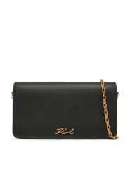 KARL LAGERFELD Torebka A1W32107 Czarny. Czarne kopertówki KARL LAGERFELD, bez wzorów, ze skóry, wizytowe, bez dodatków. Za 499.99 zł.