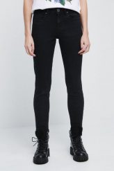 Medicine jeansy damskie kolor czarny. Czarne jeansy MEDICINE, bez wzorów, z jeansu. Za 139.90 zł.