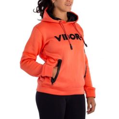 Bluza damska z kapturem Vibora Yarara. Brązowe bluzy VIBORA, xs, bez wzorów, z materiału, sportowe, bez ramiączek, z kapturem. Za 191.80 zł.