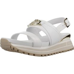 Sandały LIU-JO P010 MAXI WONDER Biały. Białe sandały Liu Jo, bez wzorów, z syntetyku, bez obcasa, bez zapięcia. Za 480.25 zł.