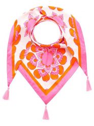 Zwillingsherz Chusta trójkątna w kolorze kremowo-jasnoróżowo-pomarańczowym - 200 x 90 cm rozmiar: onesize. Brązowe chusty Zwillingsherz, bez wzorów, z materiału. Za 117.73 zł.