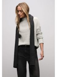 Street One Sweter w kolorze białym rozmiar: 42. Białe swetry Street One, bez wzorów, street, bez ramiączek. Za 182.72 zł.