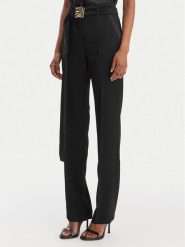 Marella Chinosy Elica 2613131063 Czarny Slim Fit. Czarne chinosy Marella, bez wzorów, z syntetyku. Za 879.99 zł.