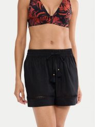 Triumph Szorty piżamowe Summer Wear 10227237 Czarny Regular Fit. Czarne piżamy Triumph, bez wzorów, z wiskozy, bez kołnierzyka, bez ramiączek. Za 139.99 zł.