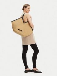 Max Mara Beachwear Torebka 2516511079650 Beżowy. Brązowe torebki klasyczne Max Mara Beachwear, bez wzorów, z syntetyku, bez dodatków. Za 678.99 zł.