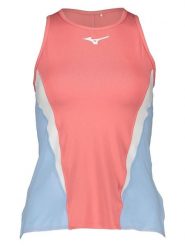 Mizuno Top funkcyjny w kolorze błękitno-różowo-białym rozmiar: XS. Niebieskie topy sportowe Mizuno, xs, bez wzorów, z materiału. Za 66.00 zł.
