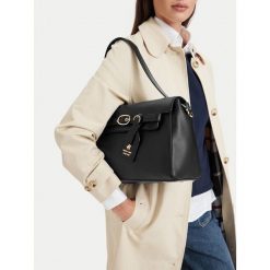 Torebka Beverly Hills Polo Club. Czarne torebki klasyczne Beverly Hills Polo Club, bez wzorów, klasyczne, bez dodatków. Za 229.99 zł.