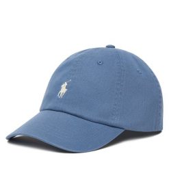 Czapka z daszkiem Polo Ralph Lauren. Niebieskie czapki z daszkiem Polo Ralph Lauren, bez wzorów. Za 199.99 zł.