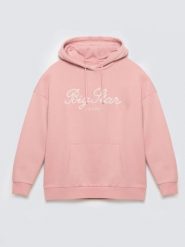 Bluza damska z kapturem różowa Raisa 601. Czerwone bluzy z kapturem BIG STAR, l, bez wzorów, z dzianiny, z kapturem. Za 249.99 zł.