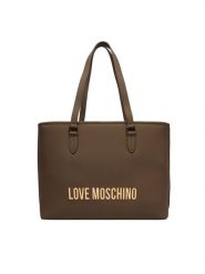 LOVE MOSCHINO Torebka JC4190PP1OKD0203 Brązowy. Brązowe torebki klasyczne Love Moschino, bez wzorów, ze skóry, bez dodatków. Za 1,049.00 zł.