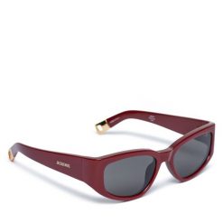 Okulary przeciwsłoneczne JACQUEMUS. Czerwone okulary przeciwsłoneczne JACQUEMUS, bez wzorów. Za 1,119.00 zł.