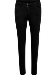 Kaffe Dżinsy "Vicky" - Slim fit - w kolorze czarnym rozmiar: 42. Czarne jeansy Kaffe, bez wzorów, klasyczne. Za 88.23 zł.