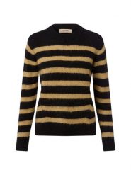 MOS MOSH Sweter z dzianiny z zawartością alpaki Kobiety czarny, S. Czarne swetry Mos Mosh, s, bez wzorów, z dzianiny, eleganckie, bez ramiączek. Za 329.95 zł.