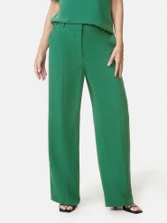 Gerry Weber Spodnie w kolorze zielonym rozmiar: 40. Zielone spodnie materiałowe Gerry Weber, bez wzorów, z materiału. Za 184.46 zł.