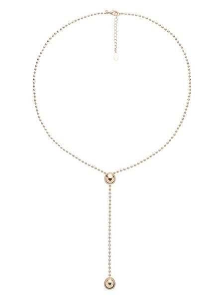 U.S. Polo Assn. Pozłacany naszyjnik z elementem ozdobnym - dł. 70 cm rozmiar: onesize. Żółte naszyjniki U.S. Polo Assn., z materiału, metalowe. Za 180.06 zł.