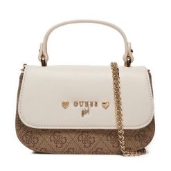 Torebka Guess. Brązowe torebki klasyczne Guess, z aplikacjami, klasyczne, bez dodatków. Za 259.99 zł.