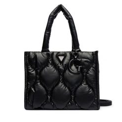 Torebka Guess. Czarne torebki klasyczne Guess, z aplikacjami, klasyczne, bez dodatków. Za 264.99 zł.