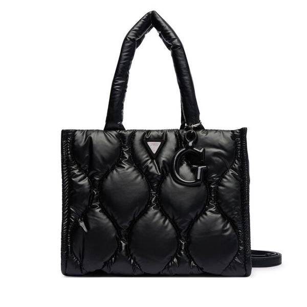 Torebka Guess. Czarne torebki klasyczne Guess, z aplikacjami, klasyczne, bez dodatków. Za 264.99 zł.