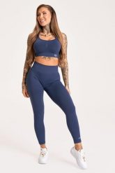 Legginsy fitness damskie Gym Glamour push up 2.0. Szare legginsy GYM GLAMOUR, bez wzorów, z materiału, glamour. Za 169.99 zł.