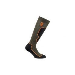 Skarpety trekkingowe Crispi Ego. Brązowe skarpetki CRISPI, bez wzorów. Za 109.00 zł.